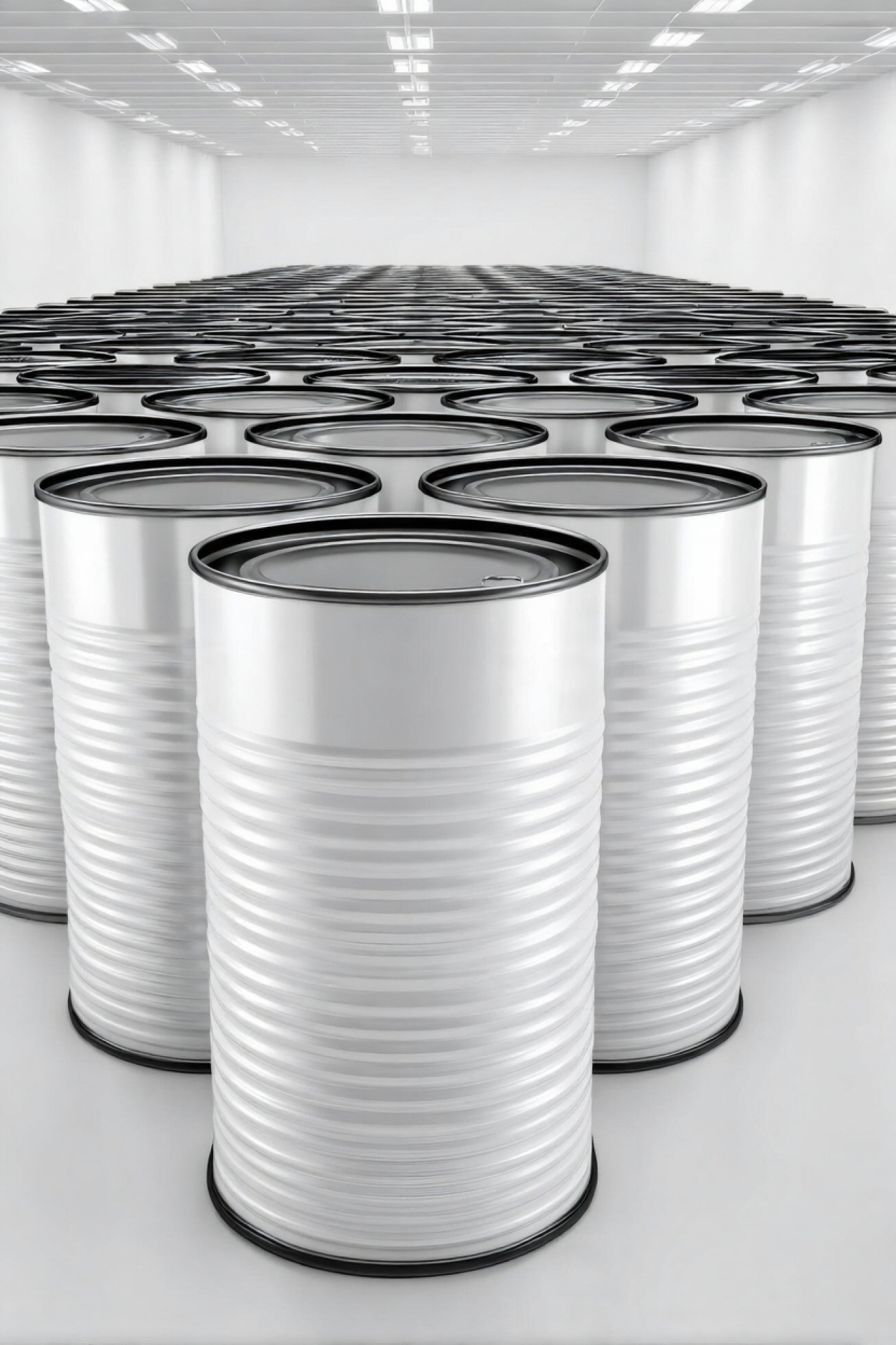 Cans Image in grey gradient